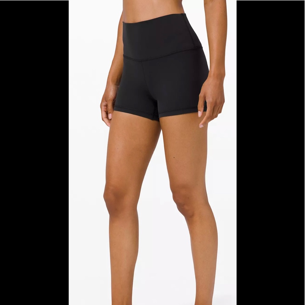 Black Lululemon 4” Align Shorts Size 12 *HIGH RISE*